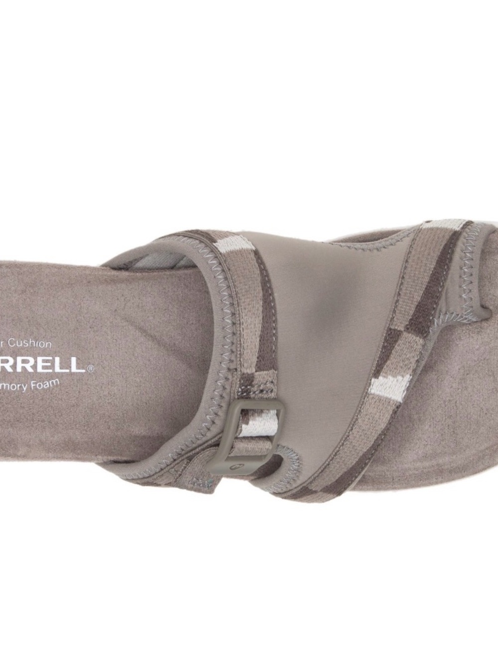 Merrell District 3 Post Brindle Neutral Taupe Slide with Adjustable Buckle Sz 10 - Picture 10 of 10